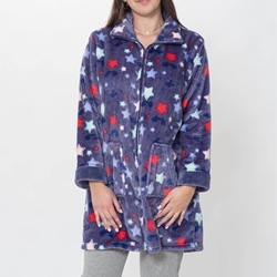 Bata Estampada Cremallera Kinanit 508 - Imagen 1