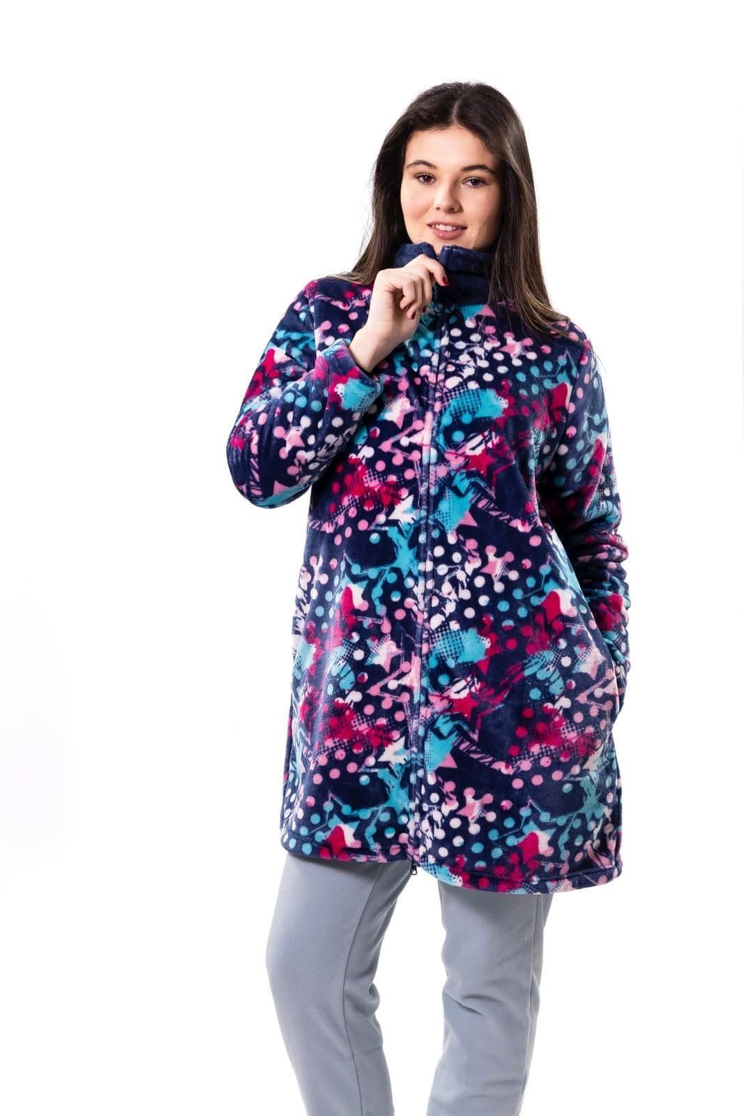 Bata Estampada Cremallera Kinanit 556 - Imagen 1