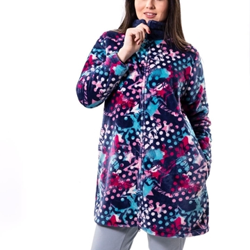 Bata Estampada Cremallera Kinanit 556 - Imagen 1