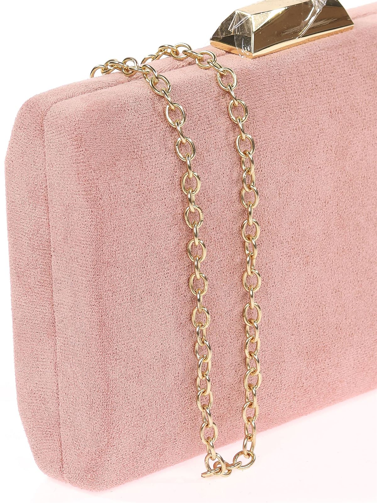 BOLSO CLUTCH DE FIESTA ANTELINA ROSA-PALO OSCURO 22263 - Imagen 3