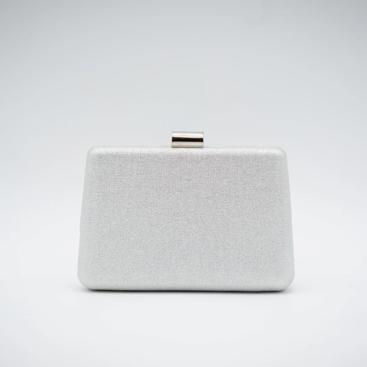 Bolso Clutch de Fiesta en Polipiel con Acabado Brillante Plata 41442 - Imagen 1