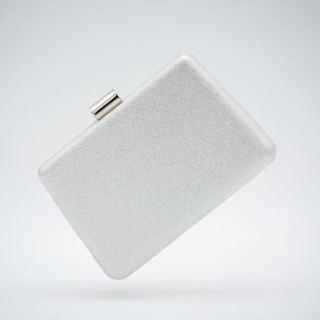 Bolso Clutch de Fiesta en Polipiel con Acabado Brillante Plata 41442 - Imagen 2