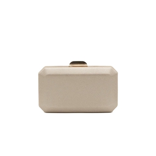 BOLSO CLUTCH DE FIESTA METALIZADO CHAMPÁN 41469 - Imagen 1