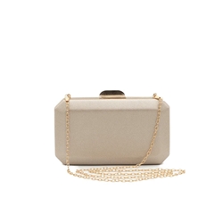 BOLSO CLUTCH DE FIESTA METALIZADO CHAMPÁN 41469 - Imagen 2