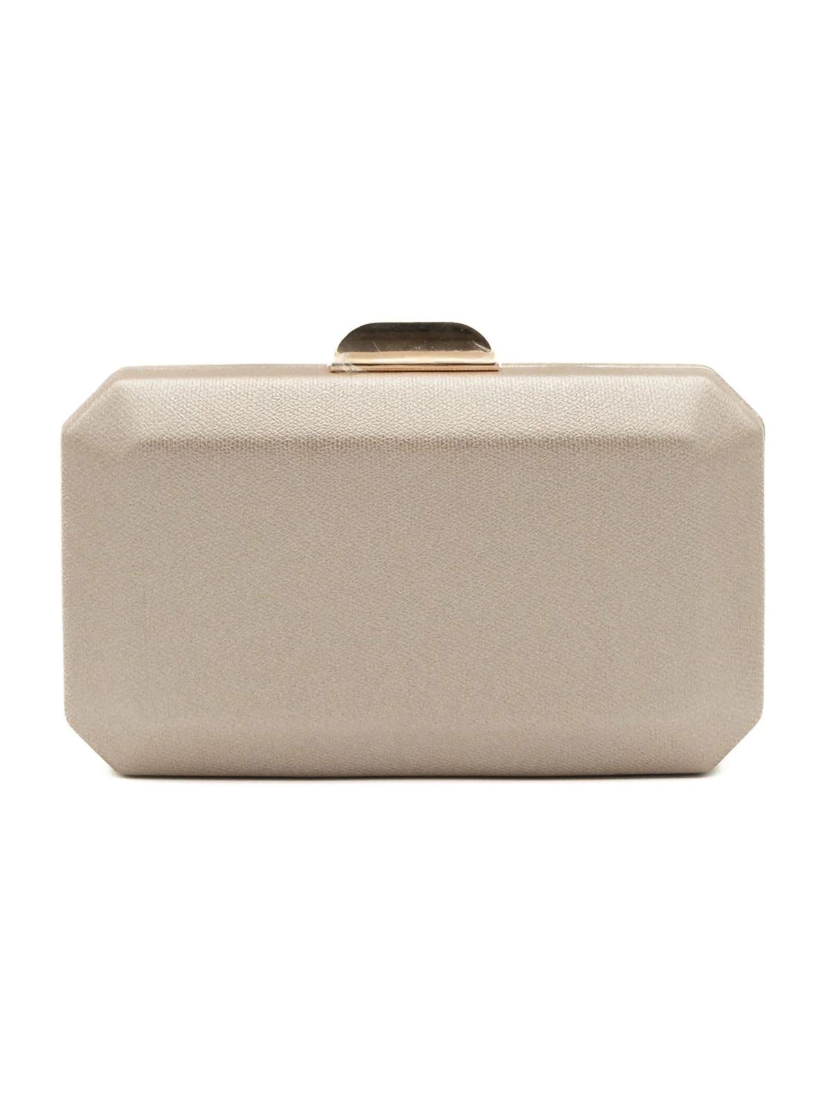 BOLSO CLUTCH DE FIESTA METALIZADO CHAMPAN 41469 - Imagen 1