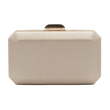 BOLSO CLUTCH DE FIESTA METALIZADO CHAMPAN 41469 - Imagen 1