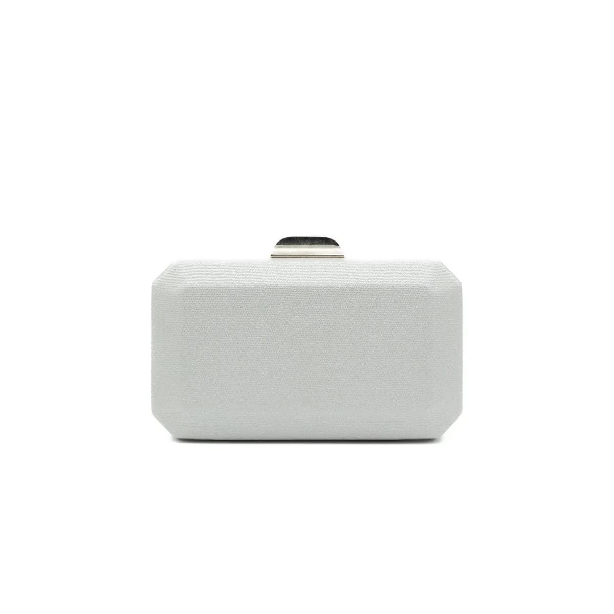 BOLSO CLUTCH DE FIESTA METALIZADO PLATA 41469 - Imagen 1