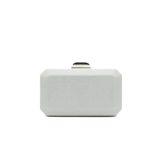 BOLSO CLUTCH DE FIESTA METALIZADO PLATA 41469 - Imagen 1