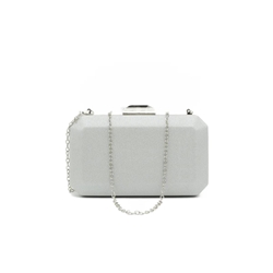 BOLSO CLUTCH DE FIESTA METALIZADO PLATA 41469 - Imagen 2