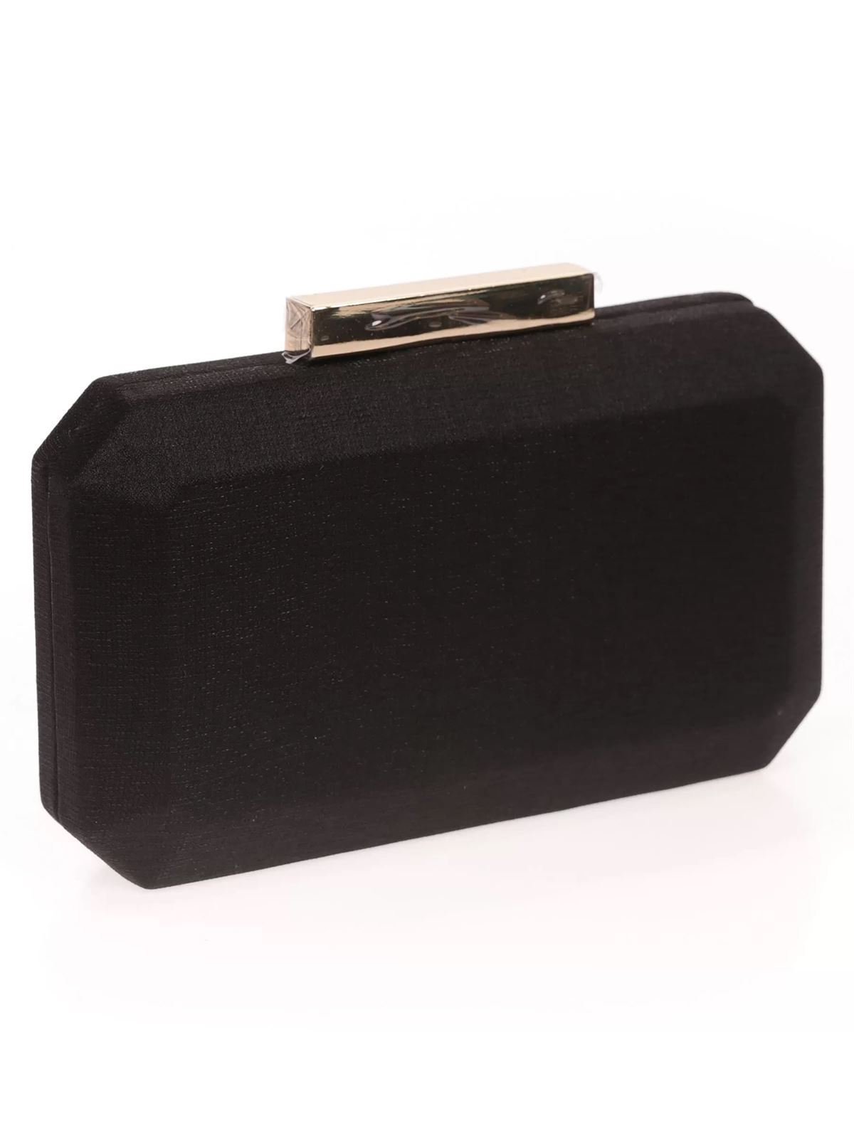 BOLSO CLUTCH DE FIESTA NEGRO 41374 - Imagen 2
