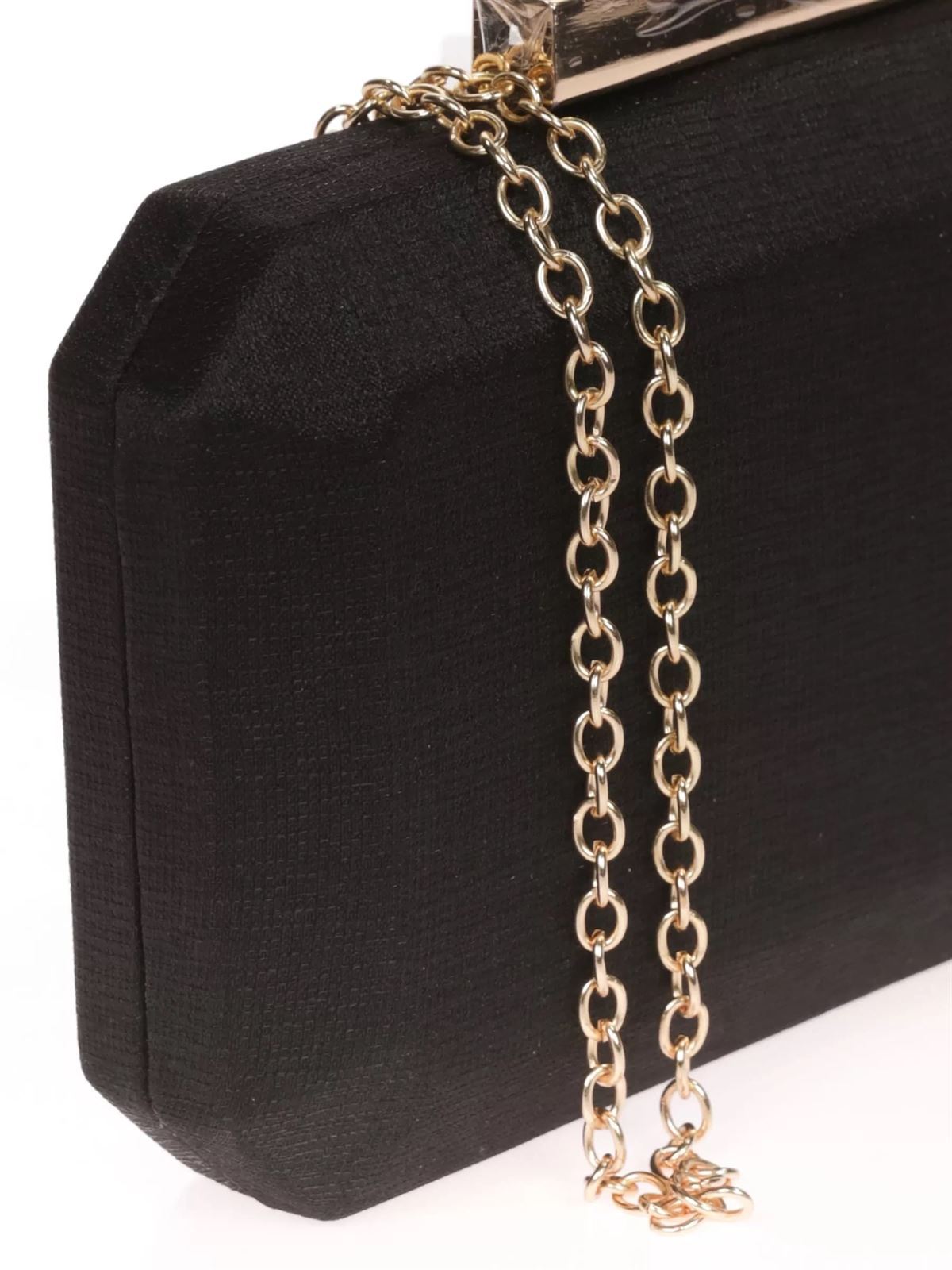 BOLSO CLUTCH DE FIESTA NEGRO 41374 - Imagen 3