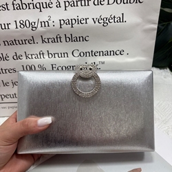 BOLSO CLUTCH DE FIESTA PLATA 213 - Imagen 1