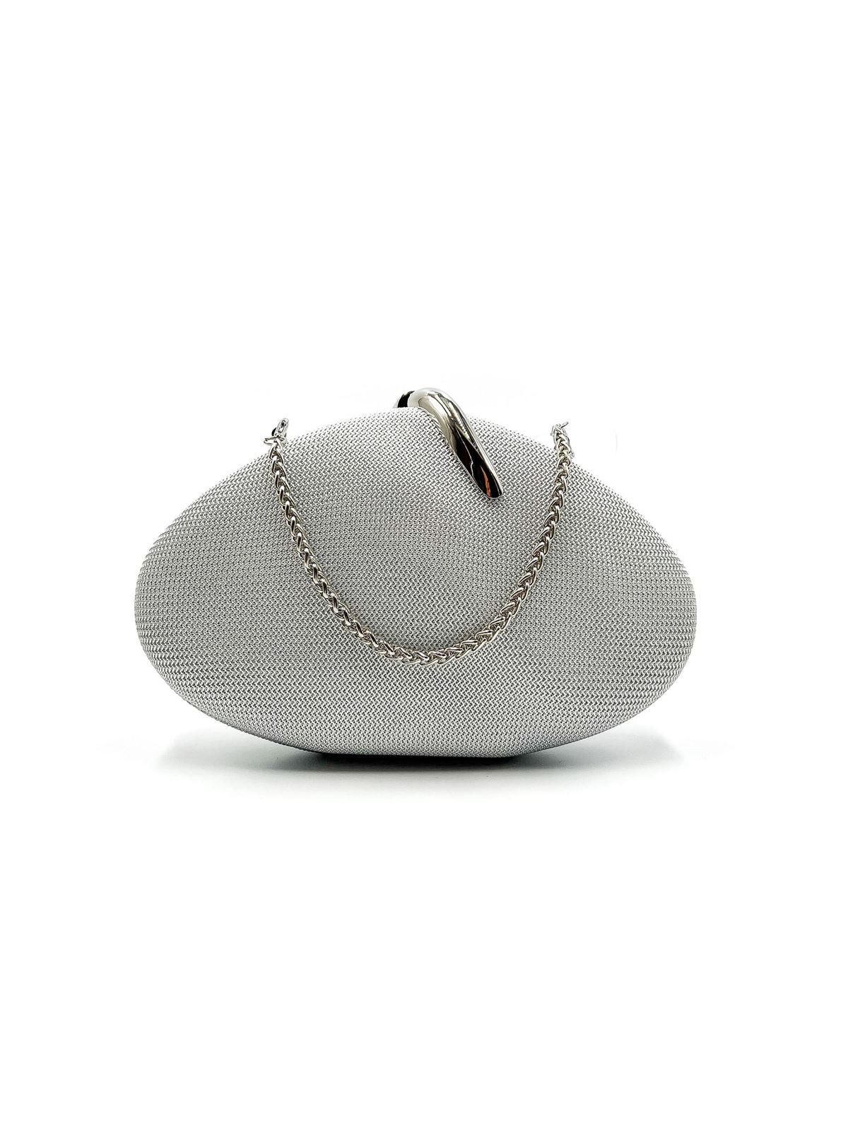 BOLSO CLUTCH DE FIESTA PLATA 41469N - Imagen 1