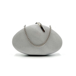 BOLSO CLUTCH DE FIESTA PLATA 41469N - Imagen 1