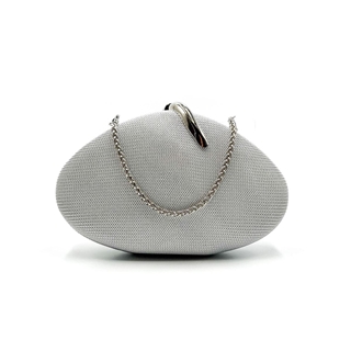 BOLSO CLUTCH DE FIESTA PLATA 41469N - Imagen 1