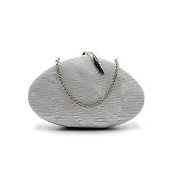 BOLSO CLUTCH DE FIESTA PLATA 41469N - Imagen 1