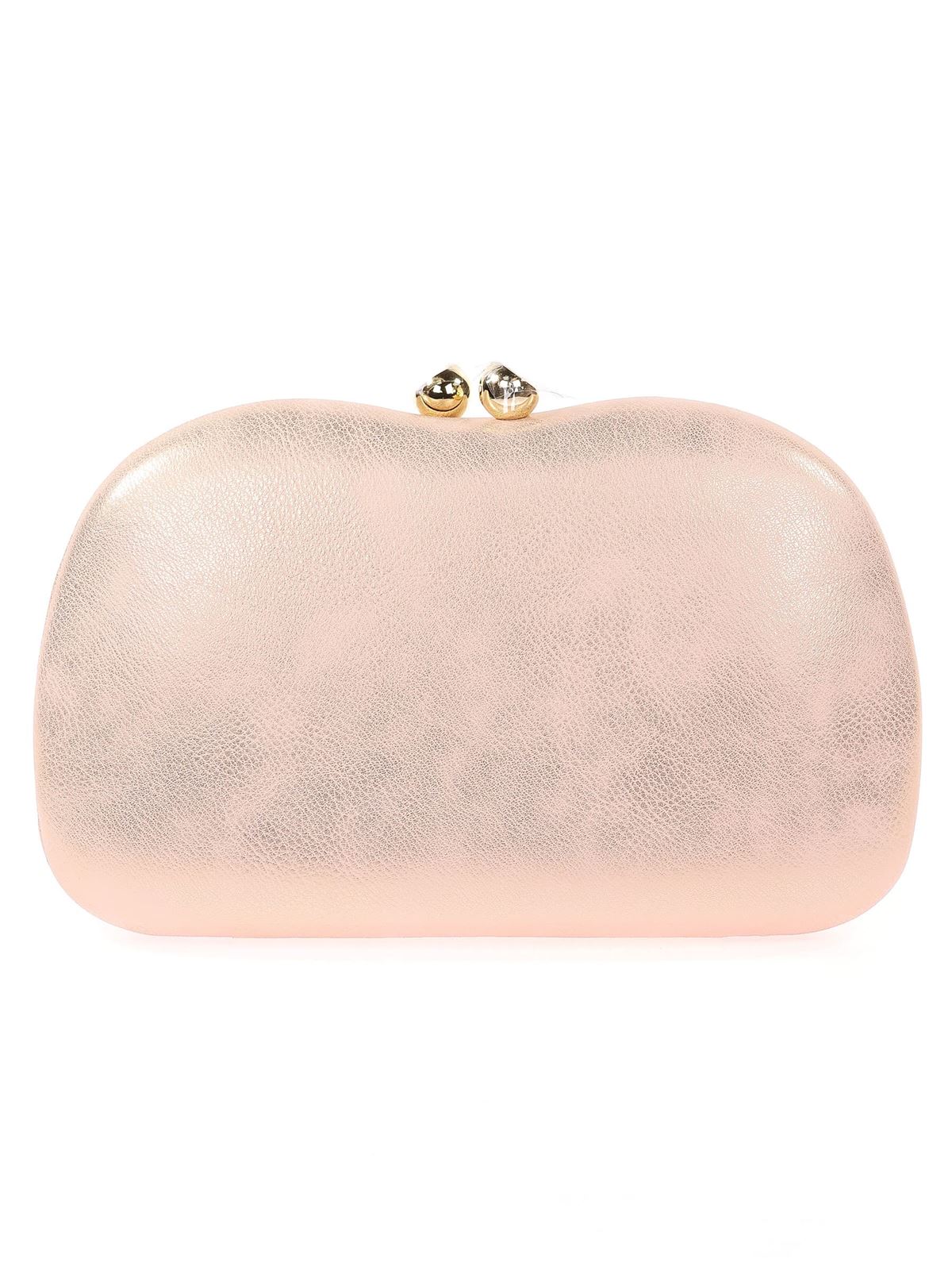 Bolso clutch de fiesta polipiel champan 41450 - Imagen 1