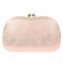 Bolso clutch de fiesta polipiel champan 41450 - Imagen 1