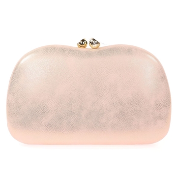 Bolso clutch de fiesta polipiel champan 41450 - Imagen 1