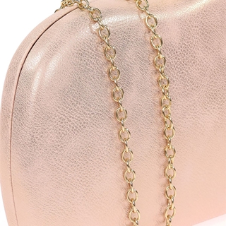 Bolso clutch de fiesta polipiel champan 41450 - Imagen 2