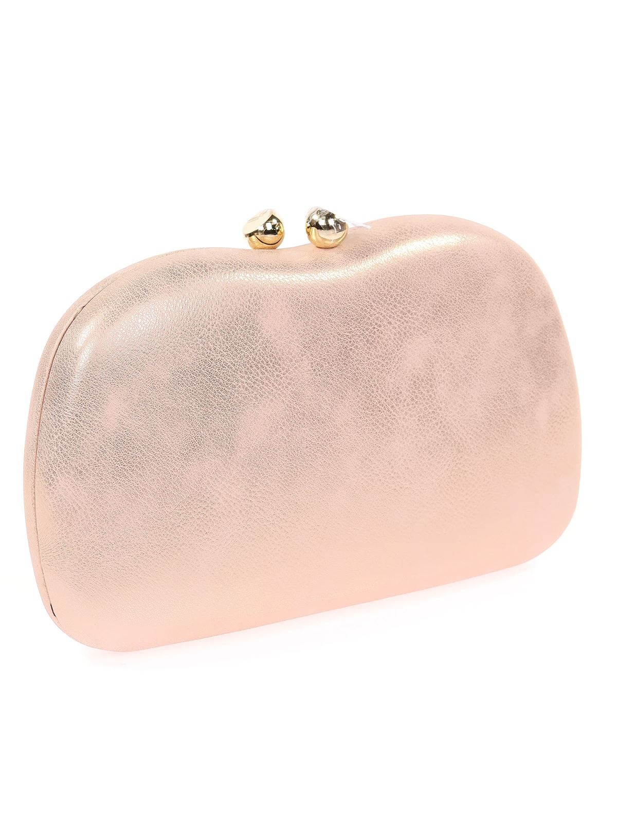 Bolso clutch de fiesta polipiel champan 41450 - Imagen 3