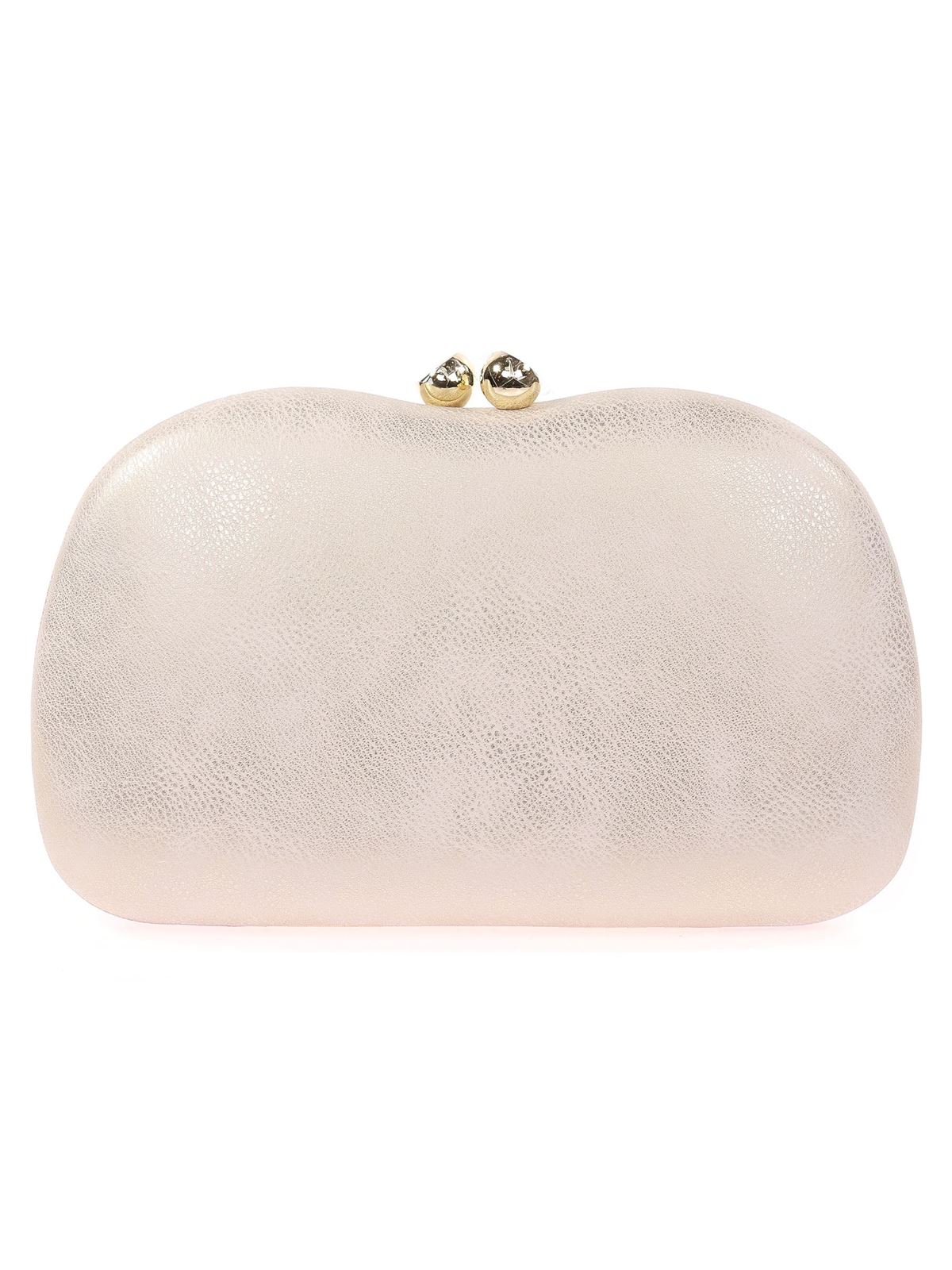 Bolso clutch de fiesta polipiel oro claro 41450 - Imagen 1
