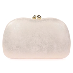 Bolso clutch de fiesta polipiel oro claro 41450 - Imagen 1