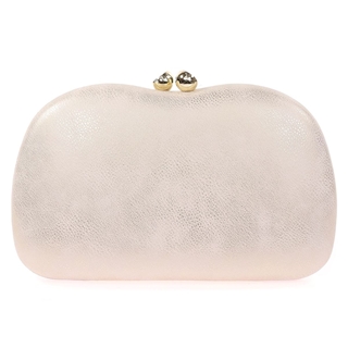 Bolso clutch de fiesta polipiel oro claro 41450 - Imagen 1