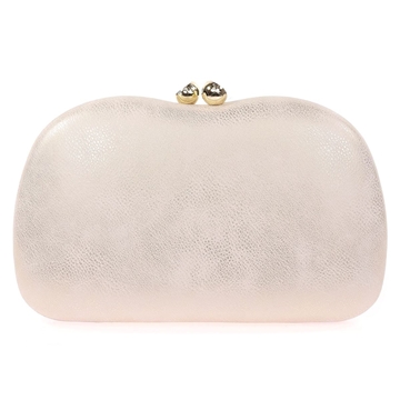 Bolso clutch de fiesta polipiel oro claro 41450 - Imagen 1