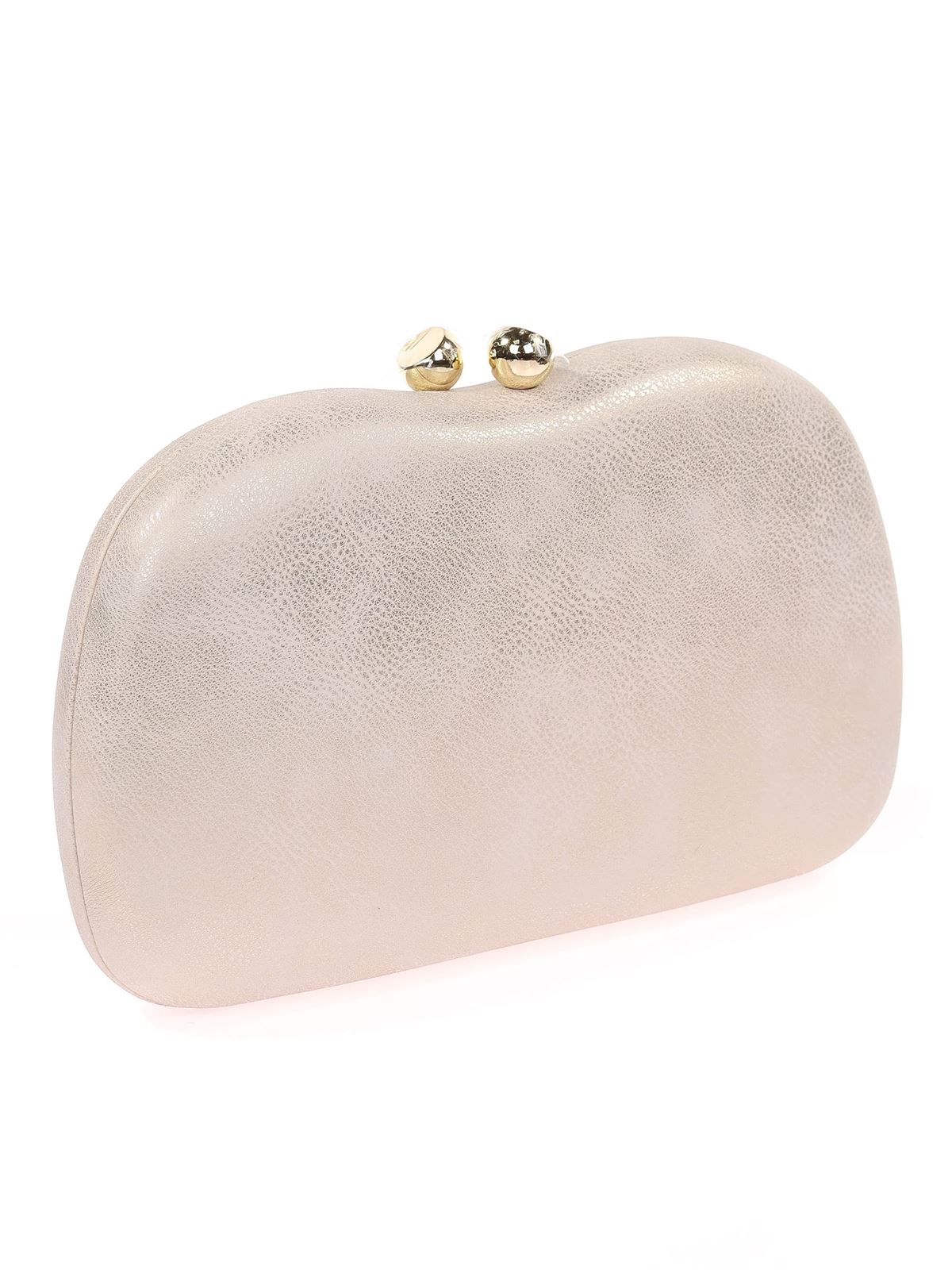 Bolso clutch de fiesta polipiel oro claro 41450 - Imagen 2