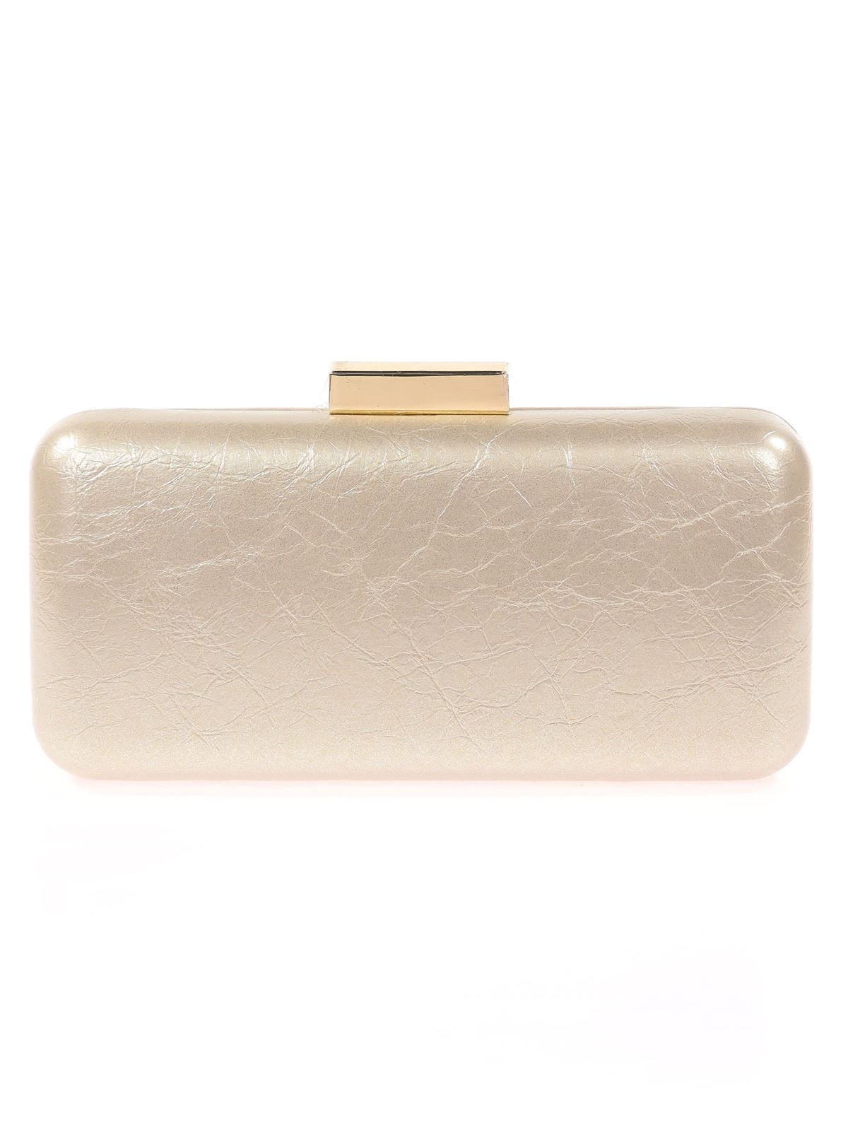 Bolso clutch de fiesta polipiel oro-claro 41456 - Imagen 1