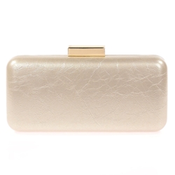Bolso clutch de fiesta polipiel oro-claro 41456 - Imagen 1