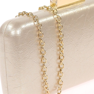 Bolso clutch de fiesta polipiel oro-claro 41456 - Imagen 2