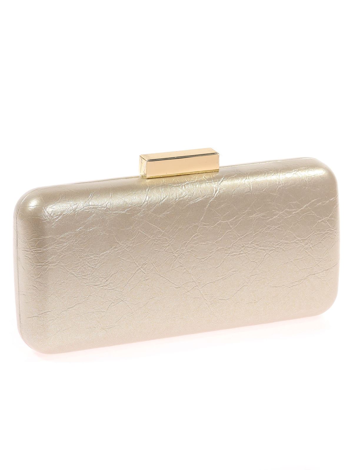 Bolso clutch de fiesta polipiel oro-claro 41456 - Imagen 3