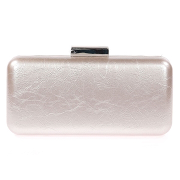 Bolso clutch de fiesta polipiel plata 41456 - Imagen 1