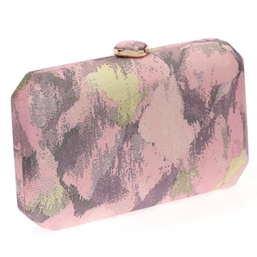 BOLSO CLUTCH DE FIESTA SATINADO CORAL 23026 - Imagen 2