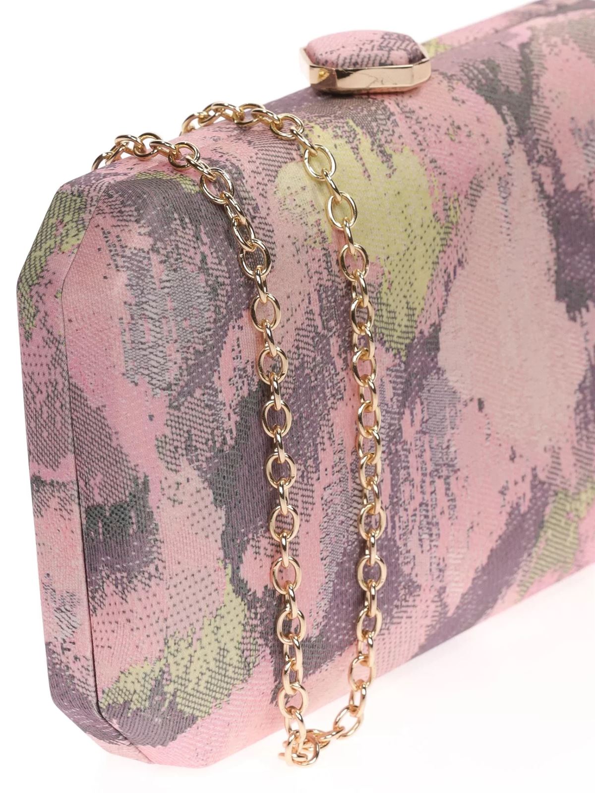 BOLSO CLUTCH DE FIESTA SATINADO CORAL 23026 - Imagen 3