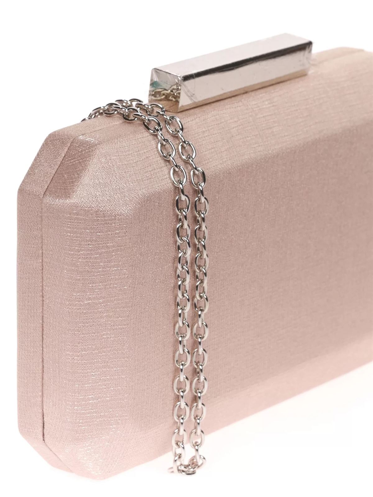 BOLSO CLUTCH DE FIESTA TAUPE ROSADO 41374 - Imagen 2
