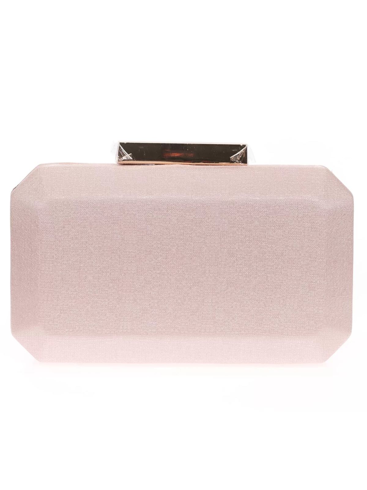 BOLSO CLUTCH DE FIESTA TAUPE ROSADO 41374 - Imagen 1