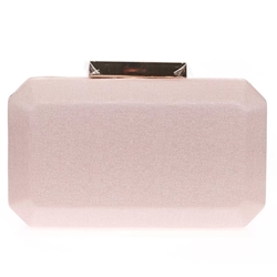 BOLSO CLUTCH DE FIESTA TAUPE ROSADO 41374 - Imagen 1
