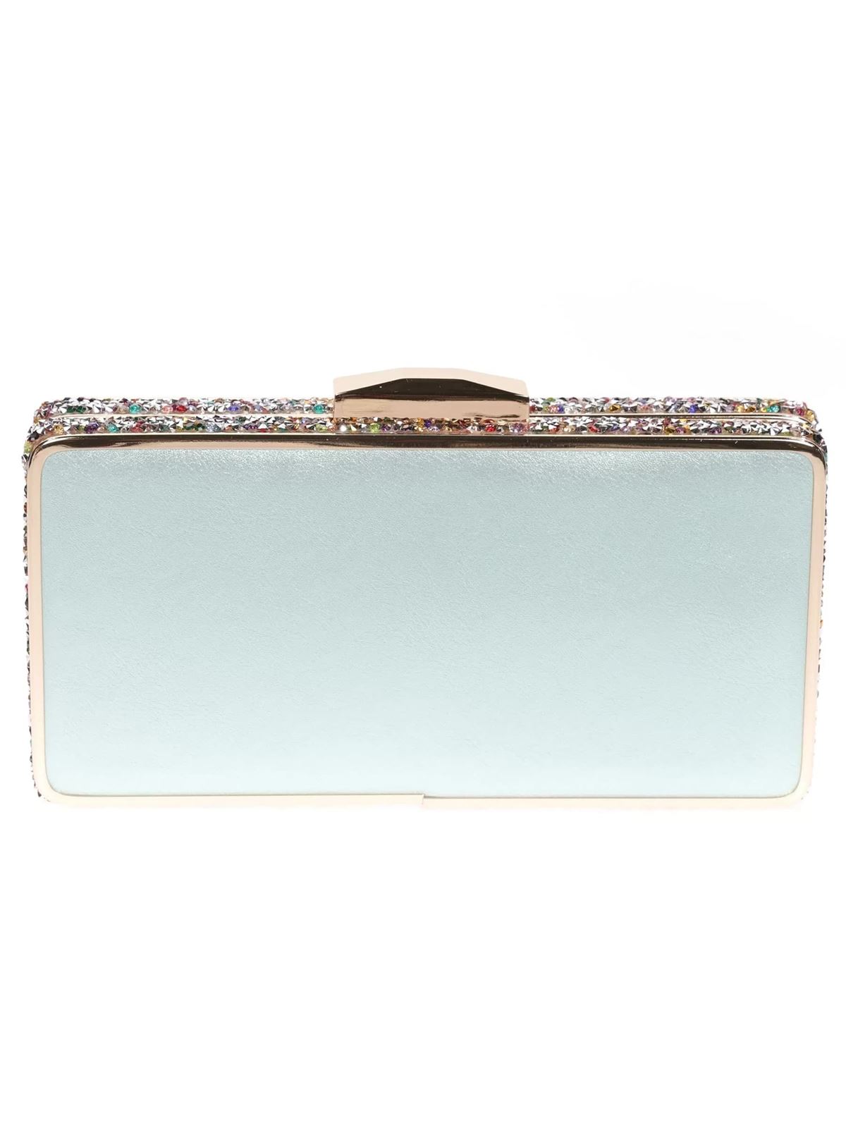 BOLSO FIESTA VERDE AGUA PEDRERÍA 22219 - Imagen 3