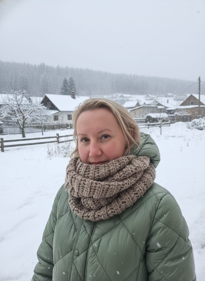 BUFANDA INFINITA HECHO A MANO - Imagen 1