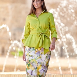 Camisa de Fiesta Tafetán 9200 - Imagen 1