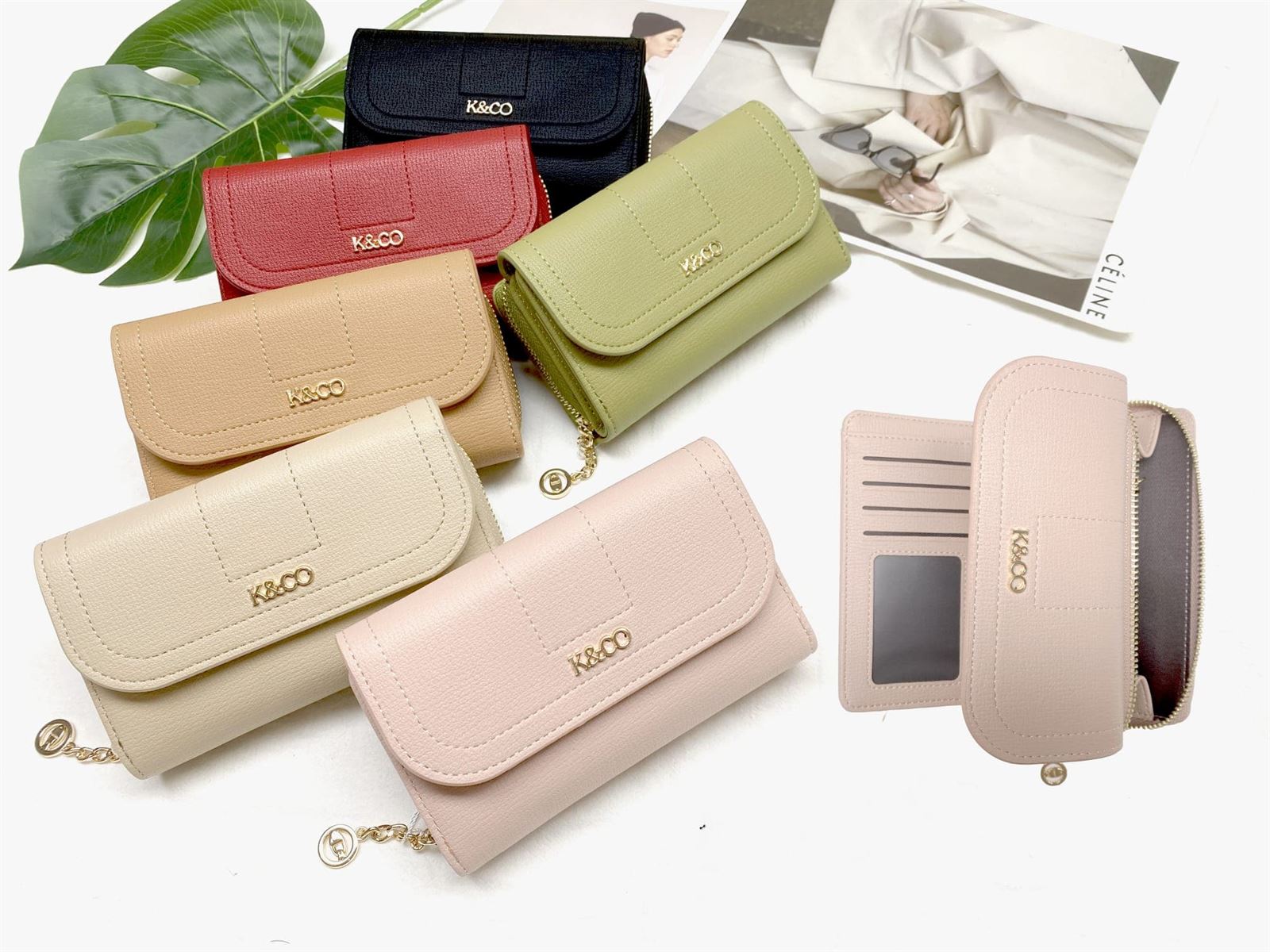 CARTERA CON CREMALLERA DE MUJER 6031 - Imagen 1
