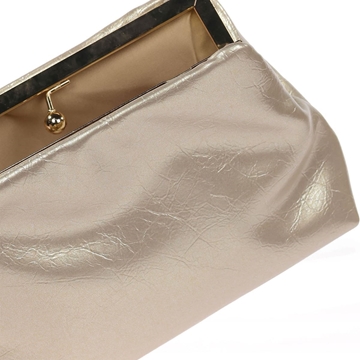 Cartera de Fiesta Acharolado Oro 23055 - Imagen 2