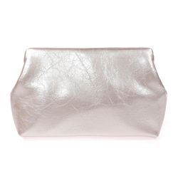 Cartera de Fiesta Acharolado Plata 23055 - Imagen 1