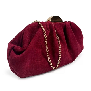Cartera de Fiesta Antelina Granate 26301 - Imagen 2