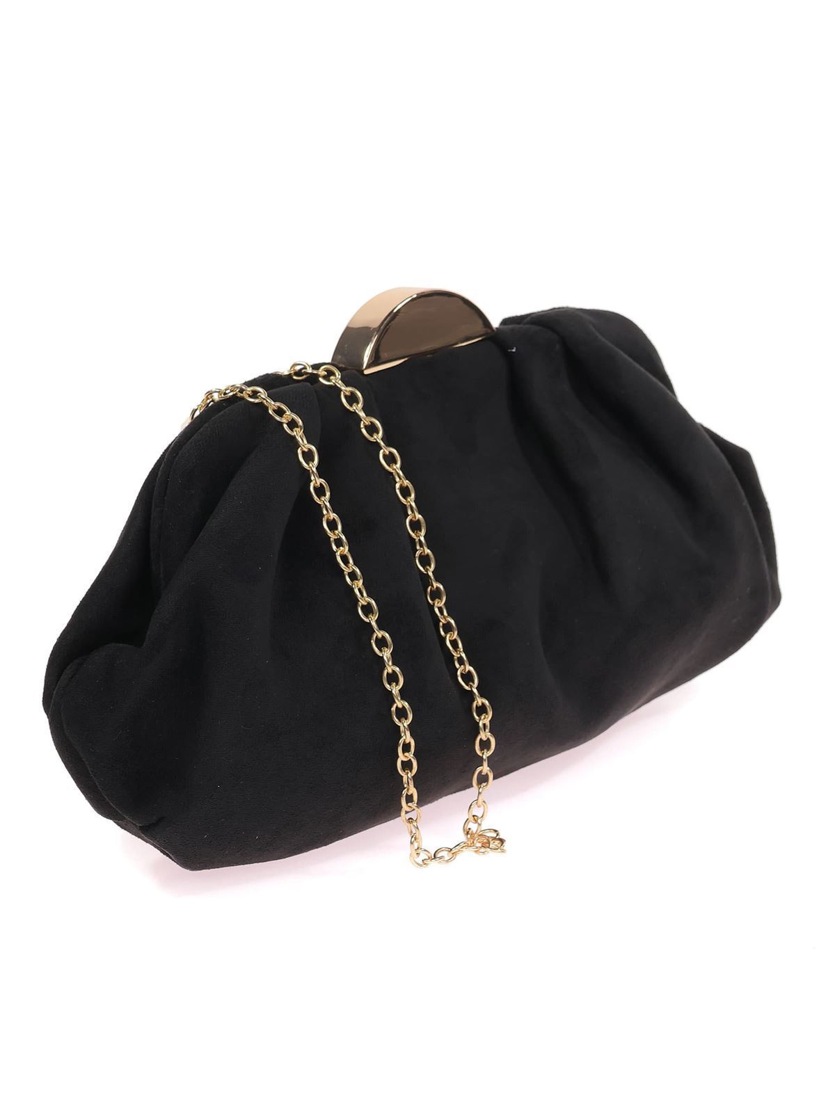 Cartera de Fiesta Antelina Negro 26301 - Imagen 3