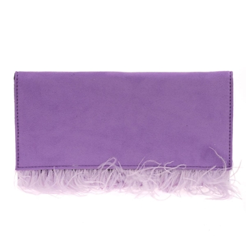 CARTERA FIESTA ANTELINA PLUMAS VIOLETA 125111 - Imagen 1