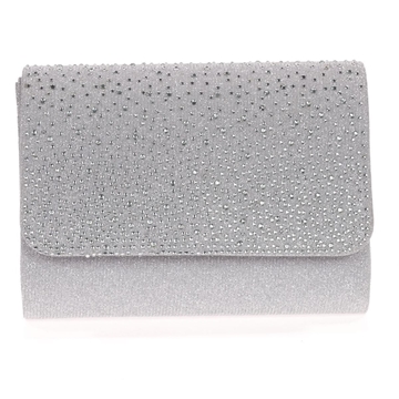 CARTERA FIESTA PEDRERÍA PLATA-CLARO 41386 - Imagen 1